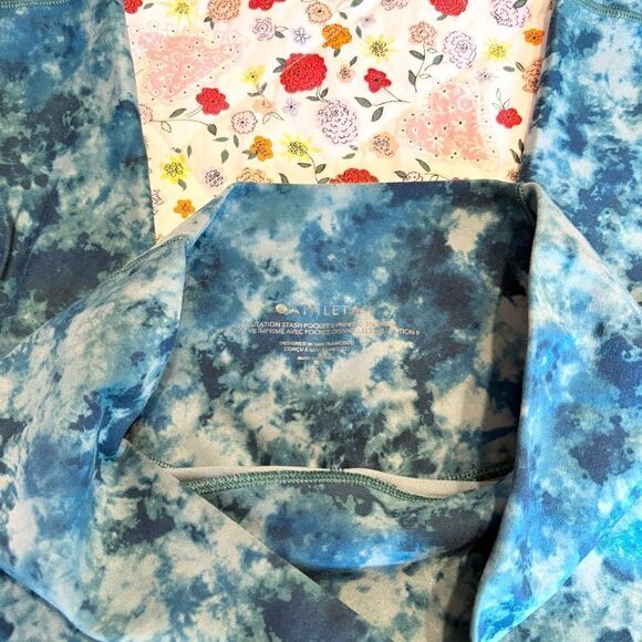 Athleta Salutation Stash Pocket II Printed 7/8 Tight - Picture 7 of 8